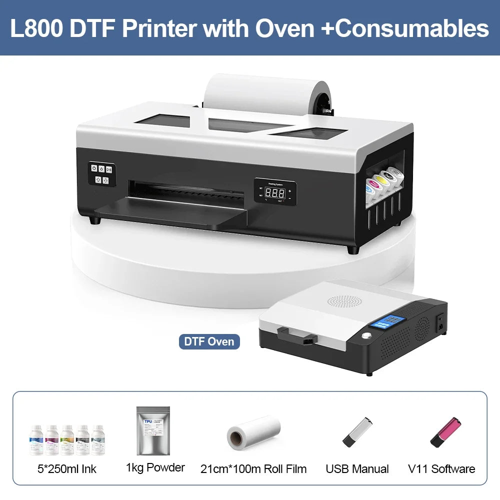 TOPPARTS DTF Printer Direct To Film Printing Machine For Clothes