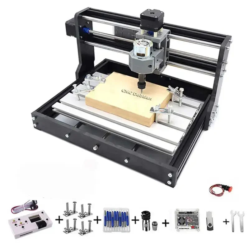 CNC Router 3018 Upgrade Mini CNC Milling Machine with GRBL 1.1 ER11 3 Axis Controller with Offline for Wood Engraving