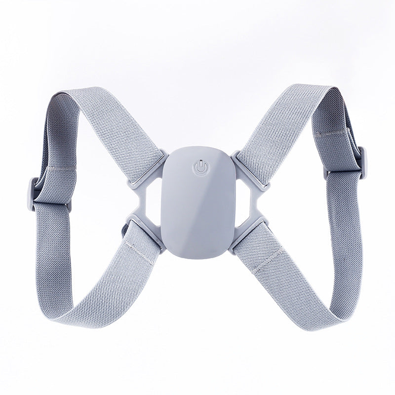 Smart Posture Corrector with Vibration Alert and LCD Display