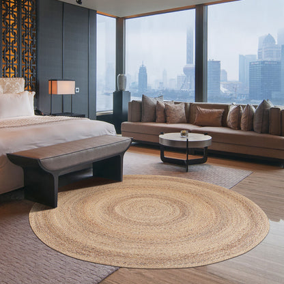 Natural Jute Area Rug for Living Room and Office