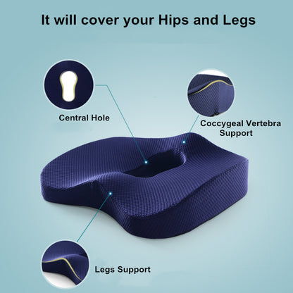 Dual-Purpose Cushion for Office and Car Use