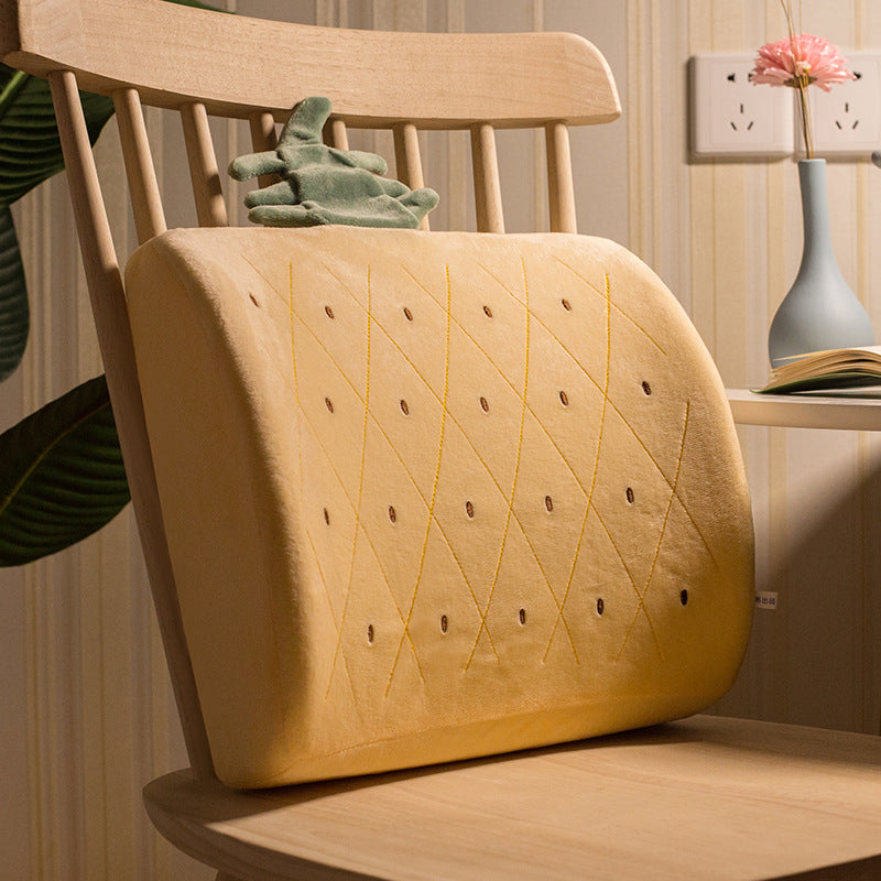 Office and Car Lumbar Support Cushion Pillow