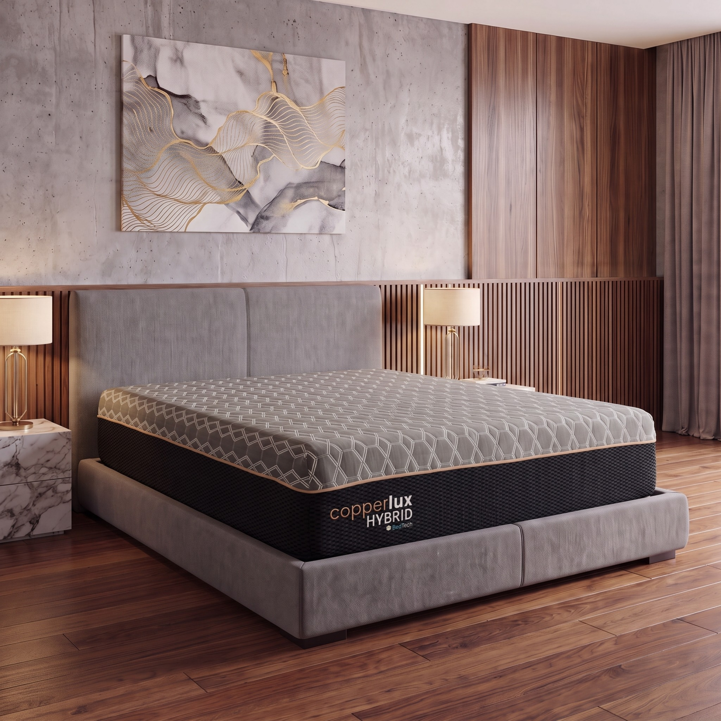 Copper Lux Hybrid 14" Queen Mattress