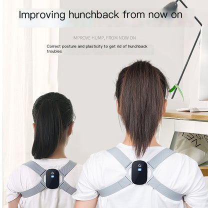 Smart Posture Corrector with Vibration Alert and LCD Display