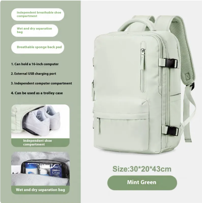 Large-Capacity Travel & School Backpack