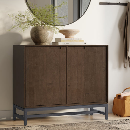 Banting 42 Inch Wide Solid Wood 2 Door Sideboard Buffet