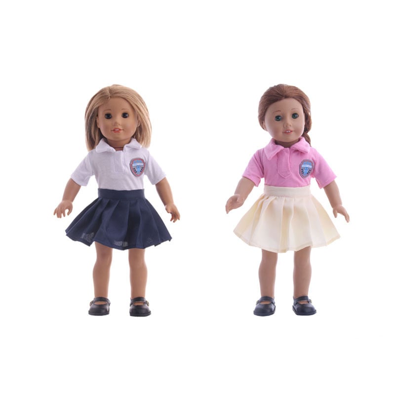 American Girl Doll School Uniform Accessories Set