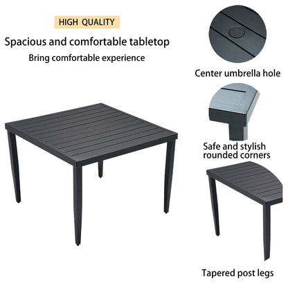 5-Piece Outdoor Patio Aluminum Dining Set