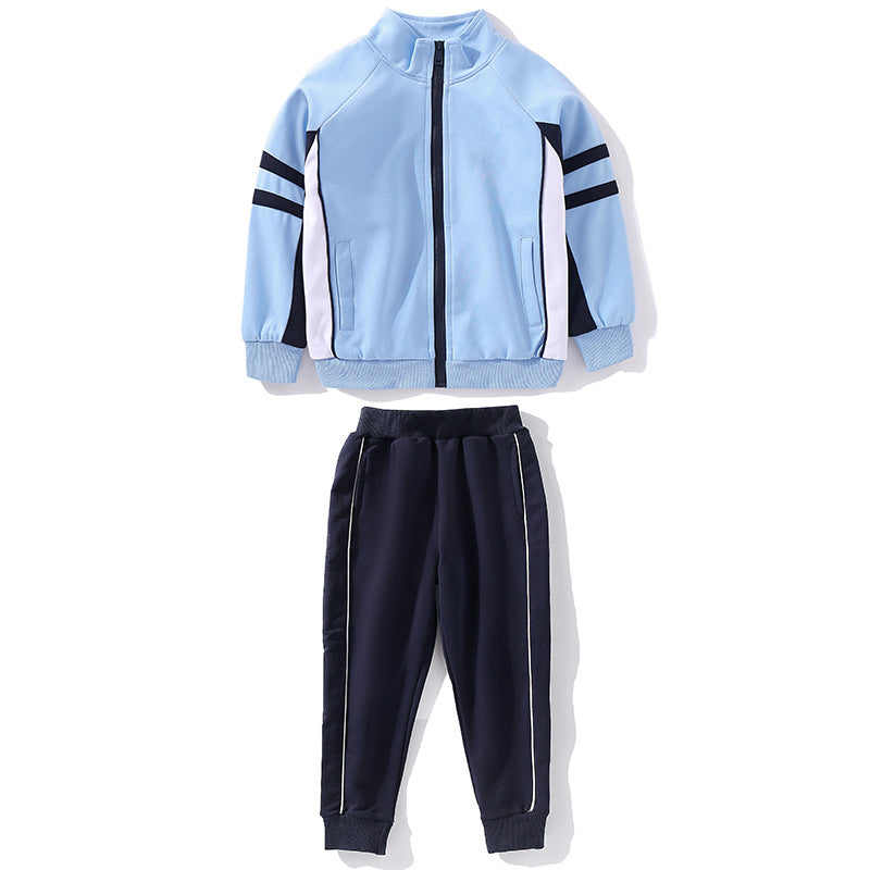 Spring and Autumn School Sports Uniform Set for Kids
