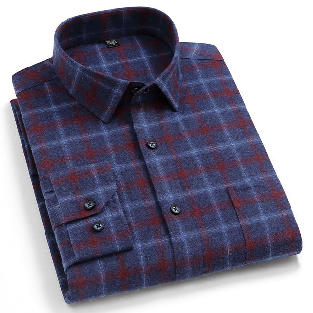 Men's Cotton Shirt - Casual and Stylish for Office Wear