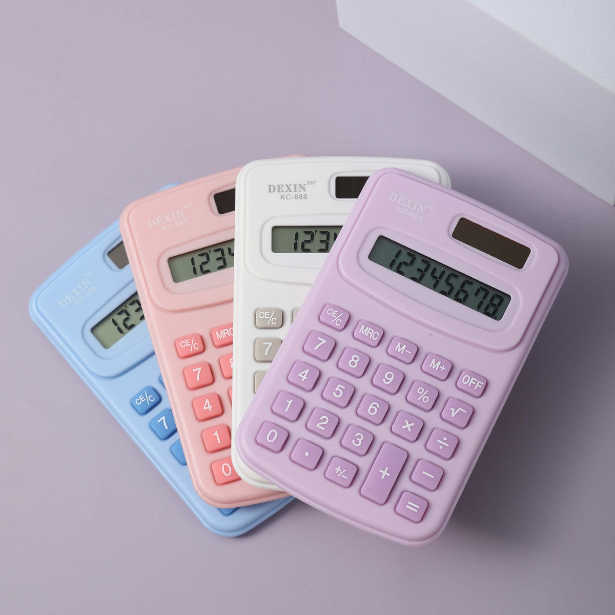 Cartoon Mini Handheld Calculator for Students and Office