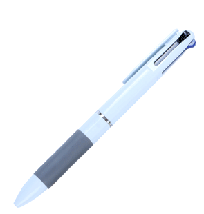 Three-Color Plastic Ballpoint Pen - Office Supplies