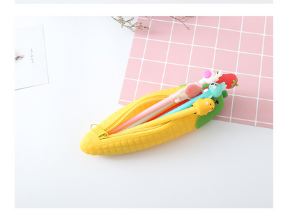 Corn Pencil Case - Cute Design for School Supplies