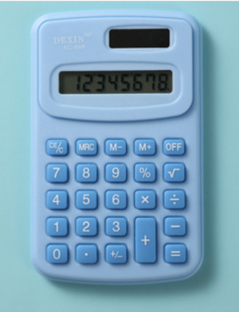 Cartoon Mini Handheld Calculator for Students and Office