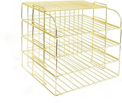 Office Desktop File Organizer and Storage Basket