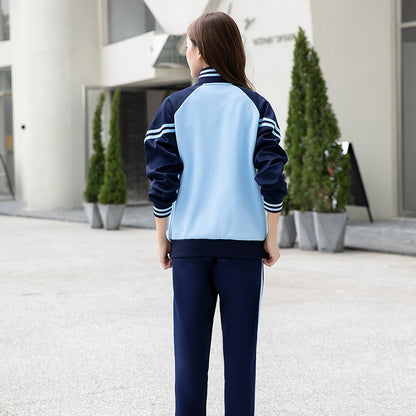 Spring and Autumn Middle School Long Sleeve Sports Set