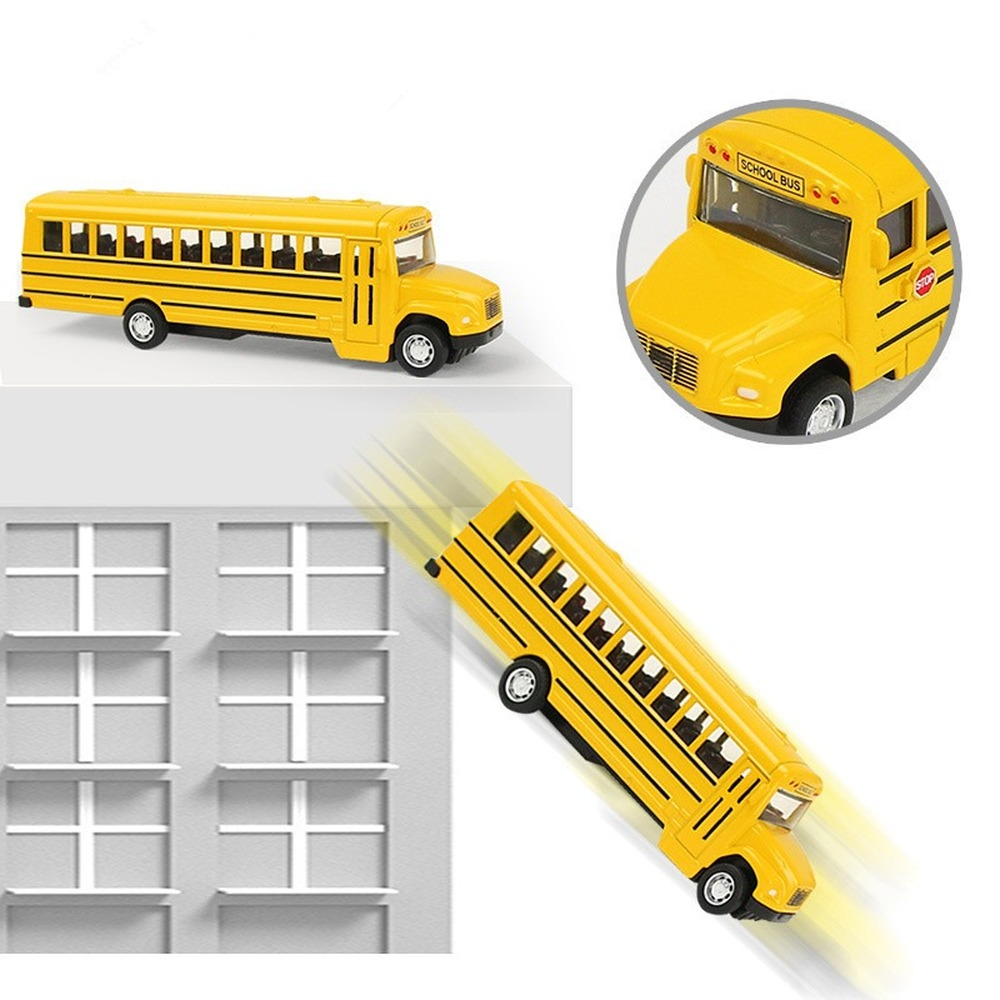 Children's School Bus Car Toy Set