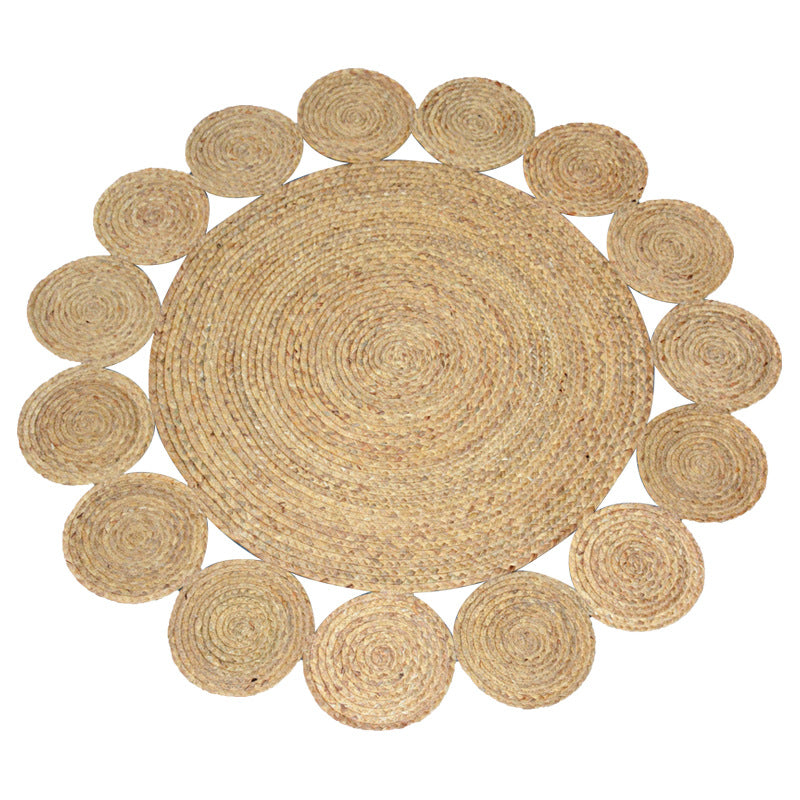 Natural Jute Area Rug for Living Room and Office