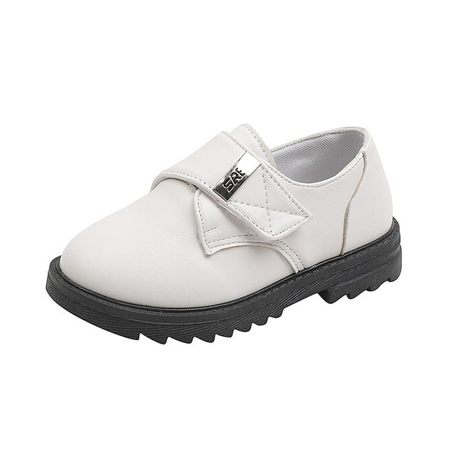 Black Leather Flats for Kids - School & Casual Wear