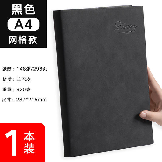 A4 Thick Large Notebook for Office and Business Use