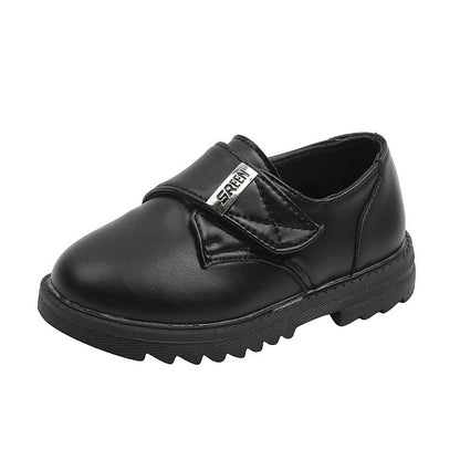 Black Leather Flats for Kids - School & Casual Wear