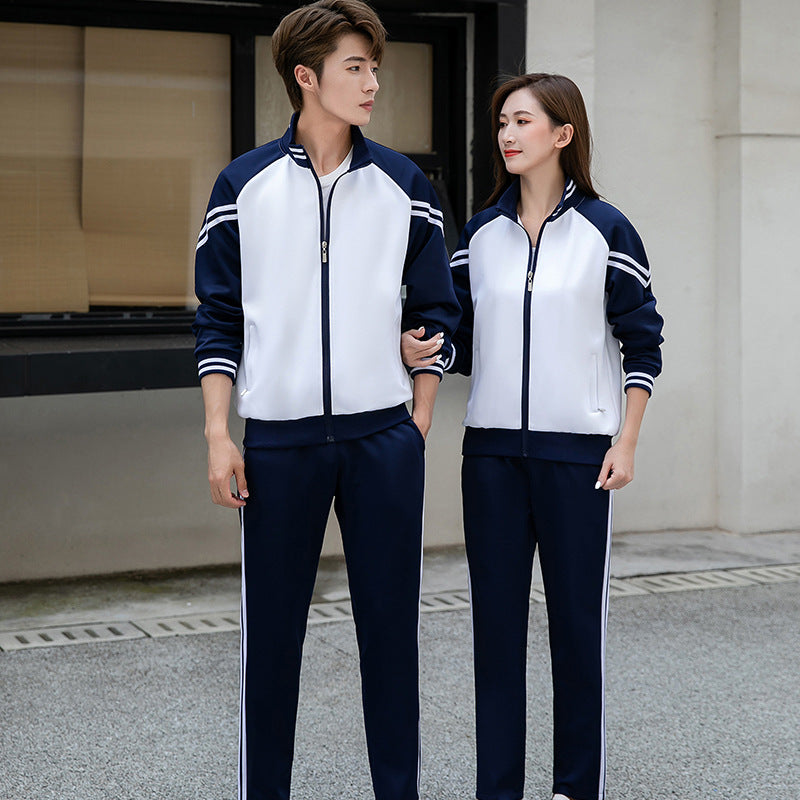 Spring and Autumn Middle School Long Sleeve Sports Set