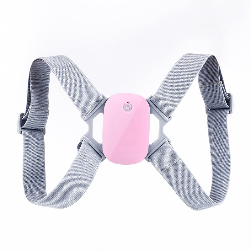 Smart Posture Corrector with Vibration Alert and LCD Display