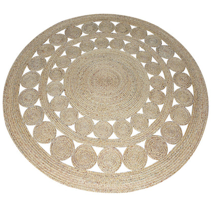 Natural Jute Area Rug for Living Room and Office