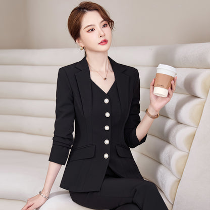 Women’s Office Business Suit Jacket and Pants Set