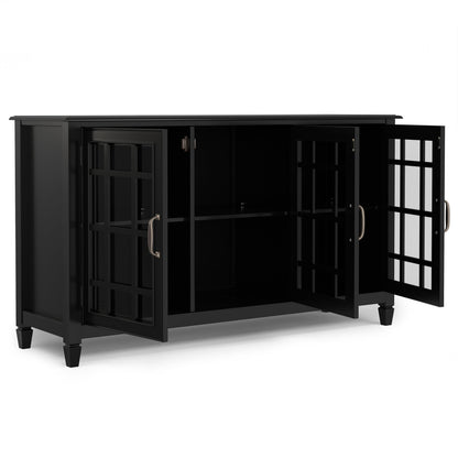 Connaught 60 Inch Wide Solid Wood Storage Cabinet Buffet