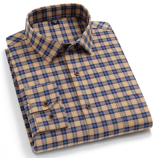Men's Cotton Shirt - Casual and Stylish for Office Wear