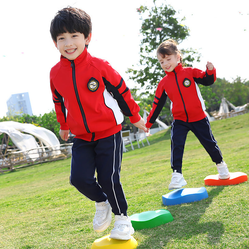 Spring and Autumn School Uniforms for Kids and Teachers