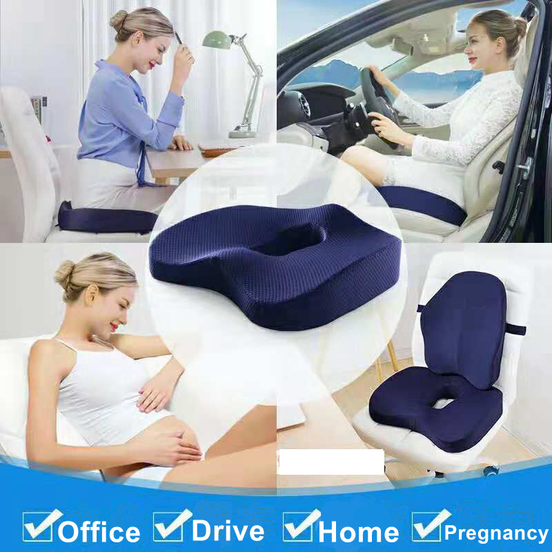 Dual-Purpose Cushion for Office and Car Use