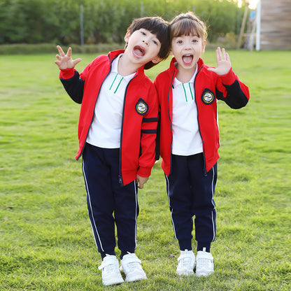 Spring and Autumn School Uniforms for Kids and Teachers