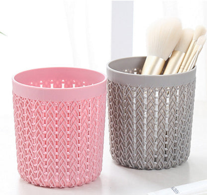 Multifunctional Round Pen Holder for Office Supplies