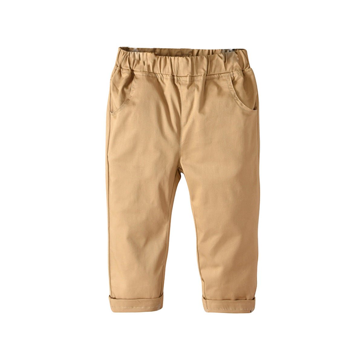 Baby Cotton Casual Trousers for School Uniforms
