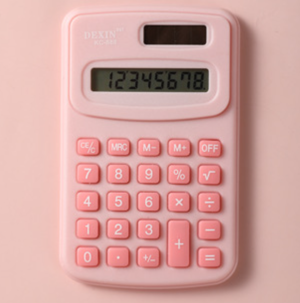 Cartoon Mini Handheld Calculator for Students and Office