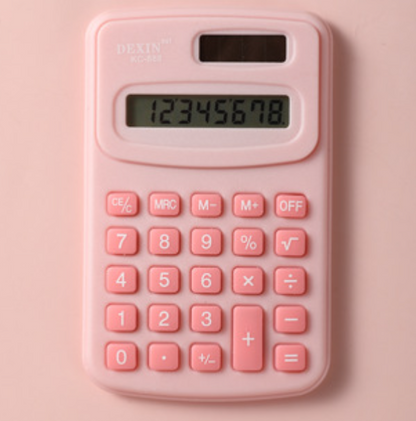 Cartoon Mini Handheld Calculator for Students and Office