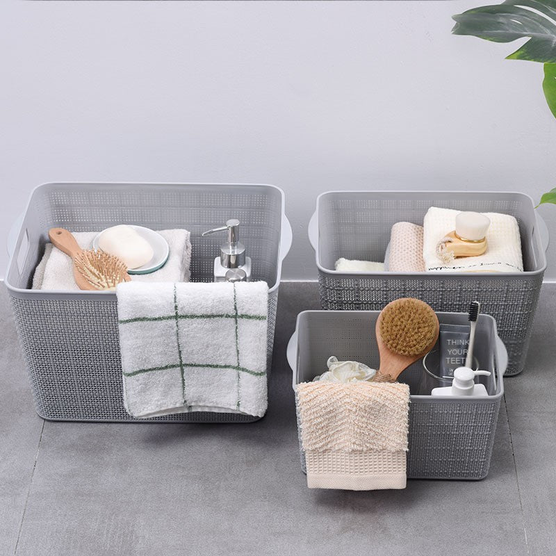 Desktop Storage Basket for Home and Office Supplies
