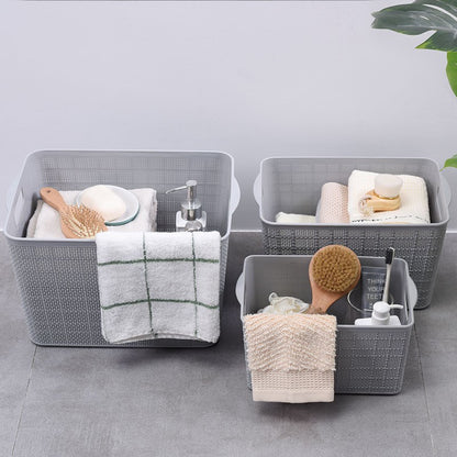 Desktop Storage Basket for Home and Office Supplies