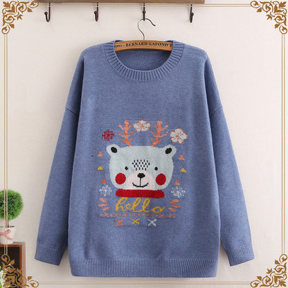 Cute Loose Knit Sweater for Middle and High School Girls