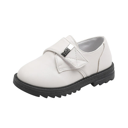 Black Leather Flats for Kids - School & Casual Wear