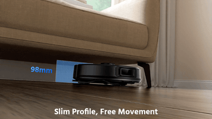 Teendow D10S Max - Black | Self-Emptying Robot Vacuum and Mop with LDS Laser Navigation