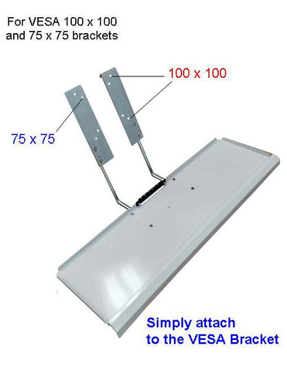 DW630W  Extra Long Reach Wall Monitor Arm  Over the Bed 63 inch long