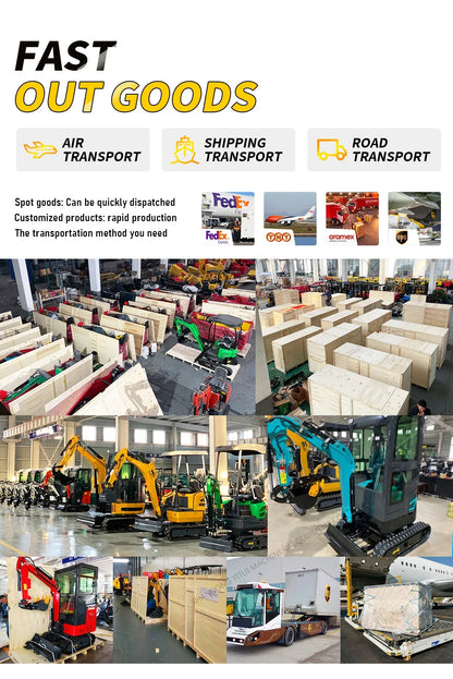 Customized 1.5ton Micro Mini Excavator Quick Start Stable Power Output Custom Color For Greenhouse & Small Farm Construction