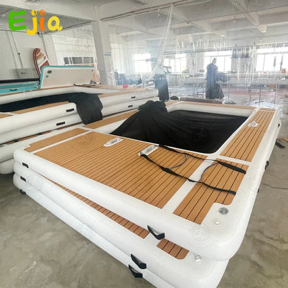 Ejia Inflatable Pool Dock Floating Platform For Yacht