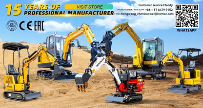2.5 Ton Mini Excavator Diesel Hydraulic Excavators Tractor 2.5t Mini Bagger Small Excavator Digger Multifunctional Machinery