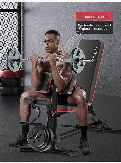 New Upgraded Multi-function Weightlifting Bench, Home Abdominal Waist Fitness Bench, Dumbbell Training Auxiliary Stool