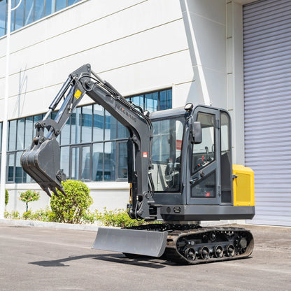 2.5 Ton Mini Excavator Diesel Hydraulic Excavators Tractor 2.5t Mini Bagger Small Excavator Digger Multifunctional Machinery