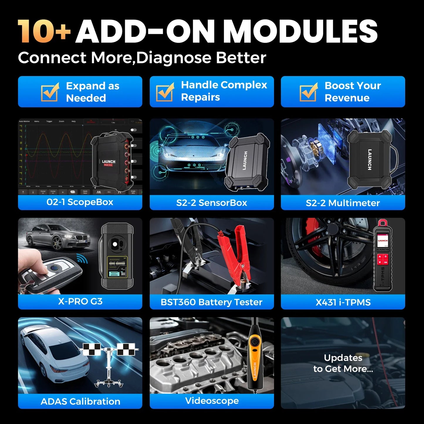 LAUNCH X431 Pro Elite OBD2 Diagnostic Scanner For All Systems